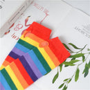 Length Halloween Costume Gloves Warmer Fingerless Arm Sleeve Knitted Sunscreen