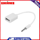 3.5mm Male Audio AUX Jack to USB 2.0 Type A Female OTG Converter Cable