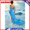 Oil Paint By Numbers Elegant Women Back Frameless Picture Craft Kit for Home