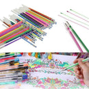 48 Colors Gel Pen Refills Glitter Coloring Drawing Markers HOT Craft C1R9