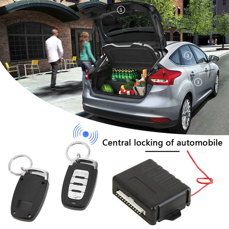 Car Remote Central Door Locking Kit Car Keyless Entry Alarm System 410/T208