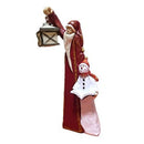 Raise lantern Santa Claus Crafts Christmas Snowman Take the book Ornaments