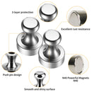 Nickel Magnetic Push Pins Portable Durable Magnets Hooks Hanger for Office