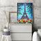 40x50cm Eiffel Tower Frameless Picture Oil Paint By Numbers Hand Painted Drawing