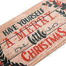 Ornament Wall Art Merry Christmas Wooden Door Hanging Sign Hanging Wood Plaque