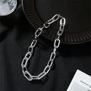 Necklace Luxury Shiny Hip Hop Inlaid Rhinestone Link Chain Cuban Necklace