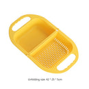 Foldable Drain Basket Fruit Vegetable Washing Sink Drainer for Kitchen Tool