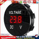 D3 Car Motorcycle DC 12-24V Digital Panel Voltmeter Voltage Meter (Red) Newly