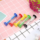6pcs/set Creative Plastic Hourglasses Sandglass Timer Toys Home Decoration