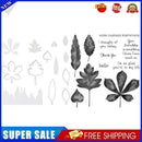 Tree Leaves Metal Cutting Dies + Silicone Stamps Set for Scrapbooking DIY