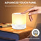 #A 7 Color Changing Table Lamp USB Rechargeable Touch Dimmable RGB Night Lights