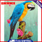 Parrot Oil Paint By Numbers DIY Acrylic Painting Wall Art Picture Craft Decor