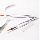 Crystal Handle Makeup Tool Transparent Lip Brushes Applicator Lipstick Flexible