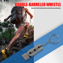 Double Tube Whistle Football Referee High Decibel Whistle for Outdoor Surviva