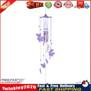 Butterfly Bell Wind Chimes Creative Home Yard Garden Hanging Decor(Purple) Newly