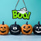Halloween Ghost Letter Pattern Nonwoven Pendant Gate Wall Hangings Party Decor