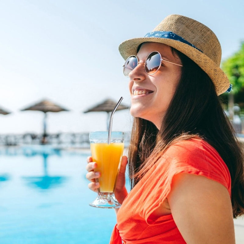 Utensils Cutlery Set, Stainless Steel Silverware, Portable for Camping Picnic