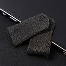 2pcs 24-Stitch Mobile Game Finger Cover Sweat Proof Anti-Skid (Black ) Newly