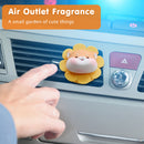 Car Diffuser Vehicle Garden Car Ornaments Car Air Aromatherapy Cute Cartoon Kit