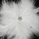 Decoration Star Xmas Ornament White Feather Pendant Christmas Tree Hanging