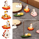 Decoration Cartoon Cat Incense Holder Ceramic Incense Plug Incense Burners
