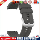 22mm Silicone Wrist Strap Band w/Buckle for Amazfit GTR 47mm (Dark Grey)