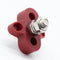 2pcs Bus Bar Terminal Blocks Single M8 Positive Power Distribution Studs
