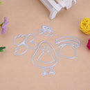 5pcs DIY Cock Metal Cutting Dies Scrapbooking/Photo Album Embossing Stencil