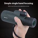 10-30X50 BAK7 Prism Waterproof Zoom Monocular Optic Telescope (Army Green)