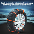 10pcs Car Tire Wheels Anti Slip Belts Snow Winter Tyre Traction Grip Strip