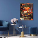 Full Drill Diamond Painting 5D DIY Pumpkin Rhinestone Picture Wall Decor Poster