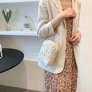 Straw Flower Crossbody Bag Women Woven Shoulder Messenger Handbags Phone Purse