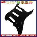 3Ply SSS 11 Holes Strat Electric Guitar Pickguard for FD (Black)