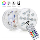 Pool Lights - Battery Operated Submersible LED Lights with Remote RF 16 Colors
