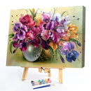 DIY Digital Painting By Numbers Flower Picture Modern Wall Art Home Decor