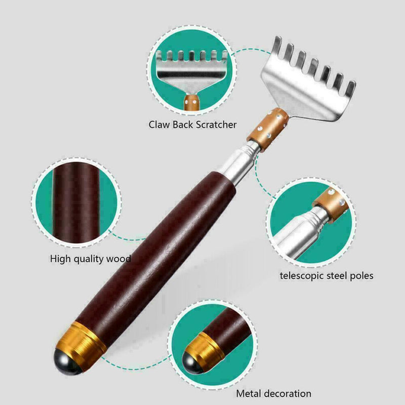 Itch Relief Scratcher Massage Tool Extendable Back Sale I7A3 Y1H8 Massager Y2W6