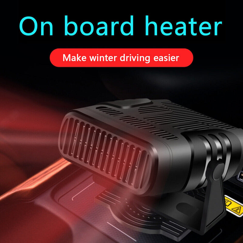 12V/24V Portable Electric Car Heater Air Cooler Demister Defroster Heating Fan