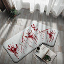 Halloween Anti-slip Bloody Mat Blood Bath Mat Horrible Floor Mat N ew?~