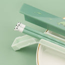 Travel Plastic Food Sticks Chopsticks For Sushi Bento With Portable Box