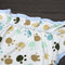 Baby Infants Breathable Soft Cotton Diaper Pants Reusable Nappy (Footprint)
