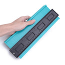 Plastic Irregular Shaper Profile Gauge Duplicator Contour Scales (Green)