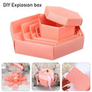 Scrapbook Valentine's Day Photo Album Hexagon Box Surprise Explosion Box