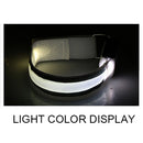 LED Reflective Light Armband Safety Belt Night Running Wristbands (White) Newly