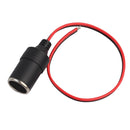 2pcs 12V 10A Max 120W Car Cigarette Lighter Charger Cable Female Male Ste