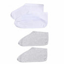 Soft for Skin Care Overnight Moisture Moisturizing Socks White Grey Spa Socks