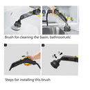Cleaning Brushes Steam Cleaning Brush Vacuum Cleaner Brush Small Round Brushes