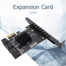 6-Port SATA III PCIe Expansion Card 6Gbps SATA to PCI-e 1X Controller w/ Bracket