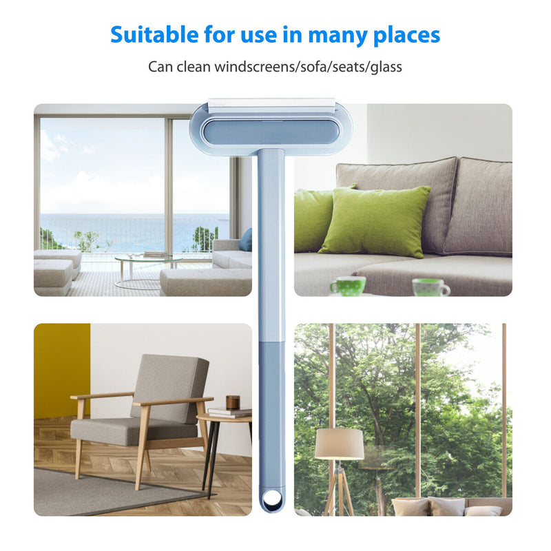 Professional All-Purpose Window Squeegee 4-in-1 Cleaner Dual Side for Glass Door