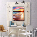 Full Square Drill Home Rhinestone Picture DIY Fantasy Sunset 5D Diamond Pai