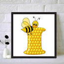 5D Diamond Painting Kit DIY Bee Round Drill Mosaic(B3425)